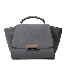 Bolsos mujer de marca famosa 2016 neue europäische retro design hohe qualität luxus frauen leder handtasche trapeze flügel tasche schulter