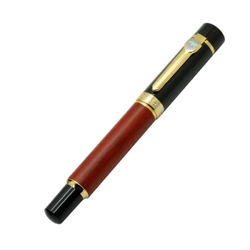 

Jinhao 650 High Quality Fashion Wooden with Gold Clip Rollerball Pen 0.7mm Luxury Metal Gift Pen for Business Ballpoint Pens