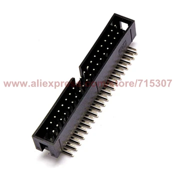 

PHISCALE 10pcs idc connector 2.54mm idc header 40P double row 2x20 Pin idc male connector through hole , right angle