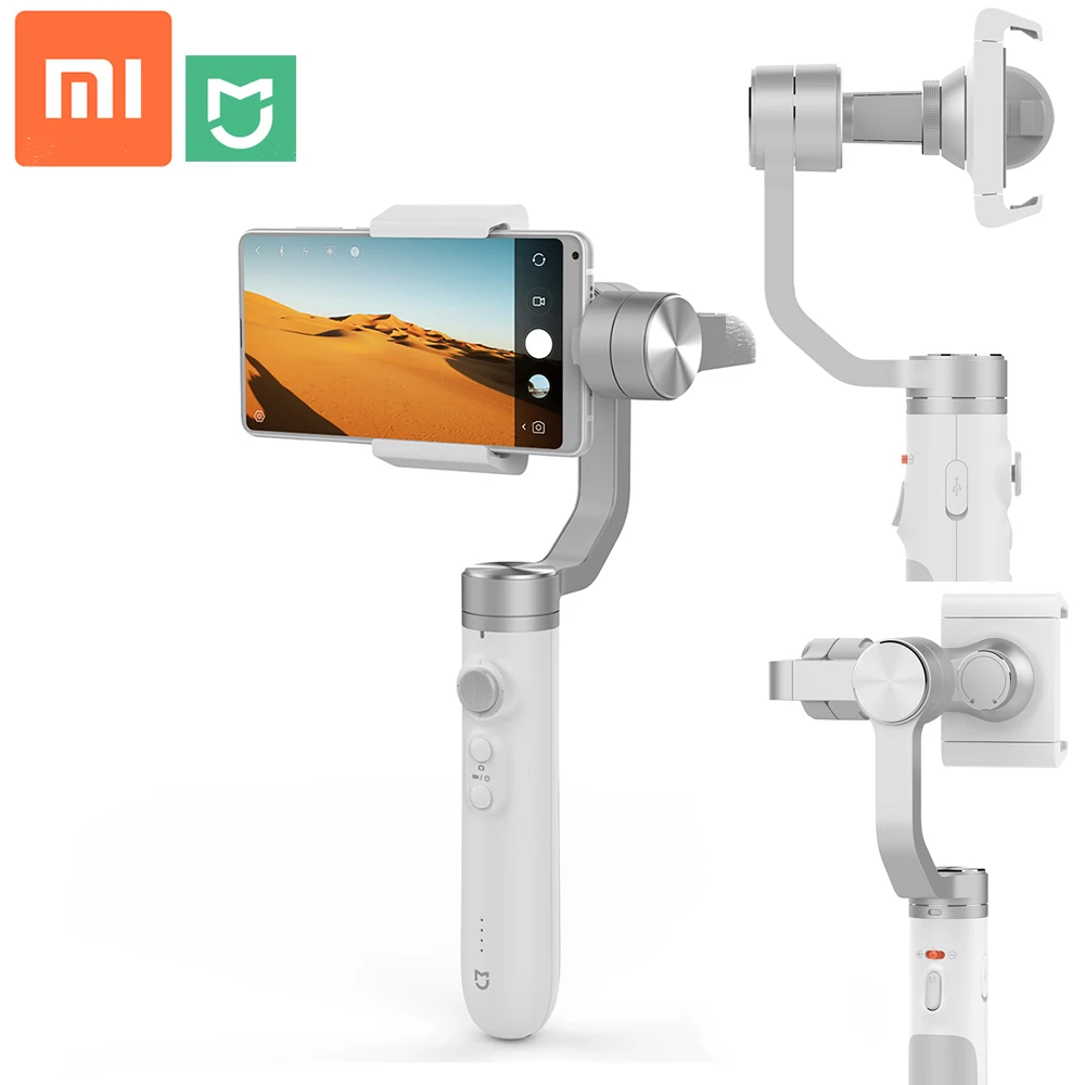 

Xiaomi 3-Axis Handheld Gimbal Portable Stabilizer Intelligent Following 5000mAh Li Battery For IOS Adroid Phone Action Cam D5