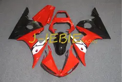 Красные, черные инъекции обтекателя Средства ухода за кожей работы Рамки комплект для Yamaha YZF R6 2003 2004