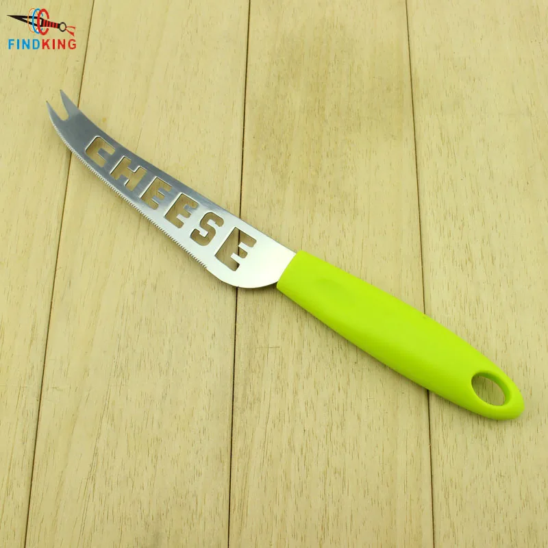 

FINDKING Brand High quality green ABS handle with Stainless Steel cheese knife with fork cheese tools cheese slicer
