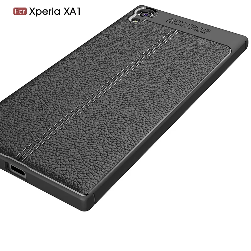 Litchi silicone case sony xperia xa1 (4)