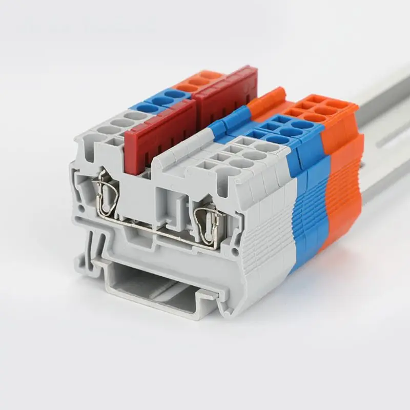 

FBS10-5/FBS4-5/FBS5-5/FBS2-5/FBS3-5 Spring 2.5-3L DIN Rail Terminal Blocks 2-5 Plug-In Bridge For ST2.5 STTB Amphenol Connector