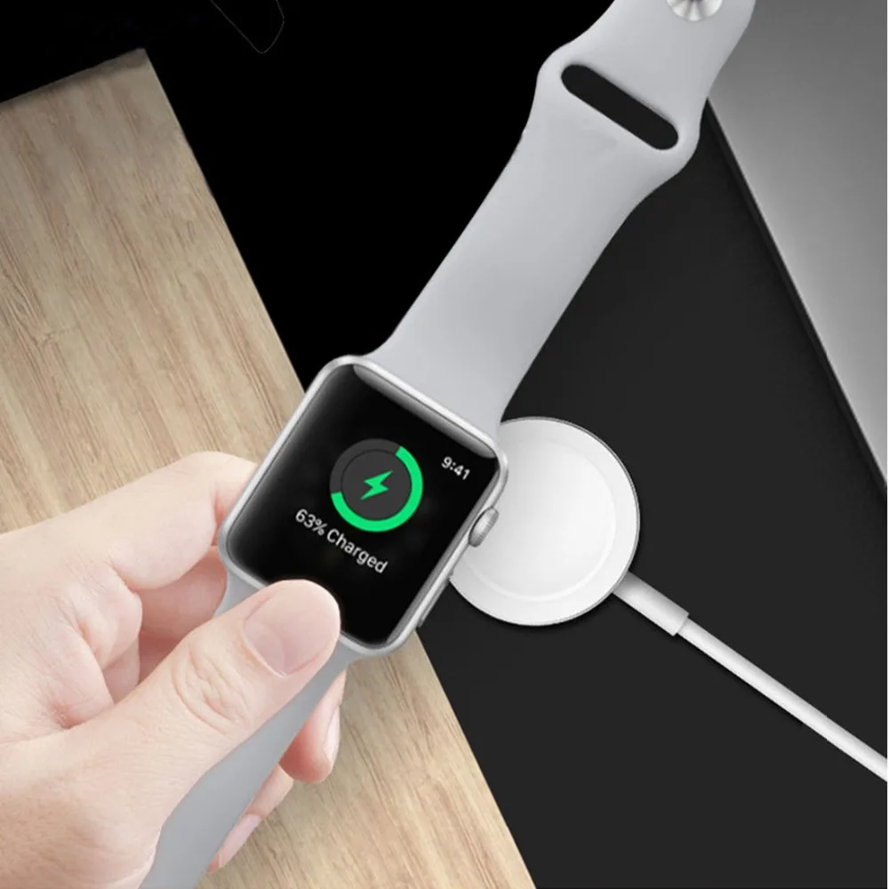 

Watch Accessories For apple watch band iwatch Series 4 3 2 1 Wireless USB Certified Magnetic iWatch Charger Charging Cable 1M