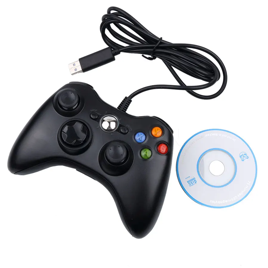 

Mini USB Wired Game Pad Joypad Gamepad Controller For Microsoft Game System PC Laptop For Windows 7 Black White Hot selling