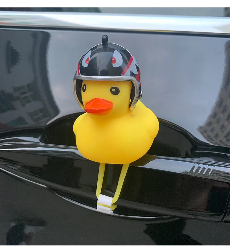 Perfect WEST BIKING Cycling Cartoon Duck Light Bike Handlebar Warning Lamp With Bell Waterproof  Bicycle Shining Helmet Duck Horn Light 16