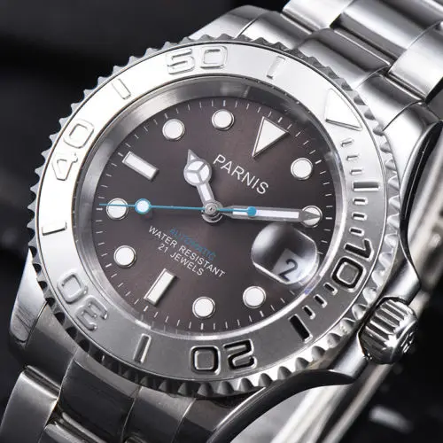 

Luxury 41mm Automatic Men's Watch With Auto Date Sapphire Glass Automatic Movement