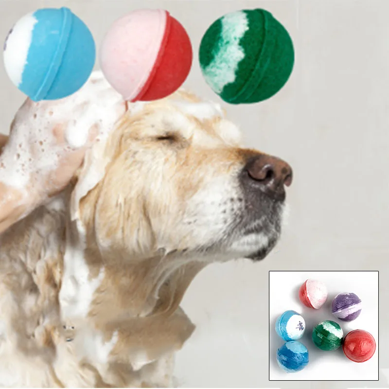 1pc Cat Dog Teddy Pet Bathing Bath Ball Dog Bathing Spa Carbonic Acid