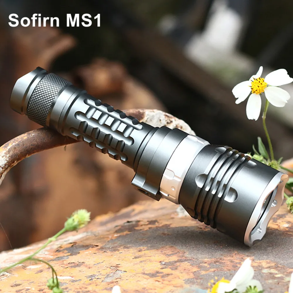 Sofirn MS1 комплект Мощный светодиодный фонарь 18650 фонарь Cree светодиодный фонарь с магнитным переключателем фонарик для подводного плавания 4 режима Подводный фонарь