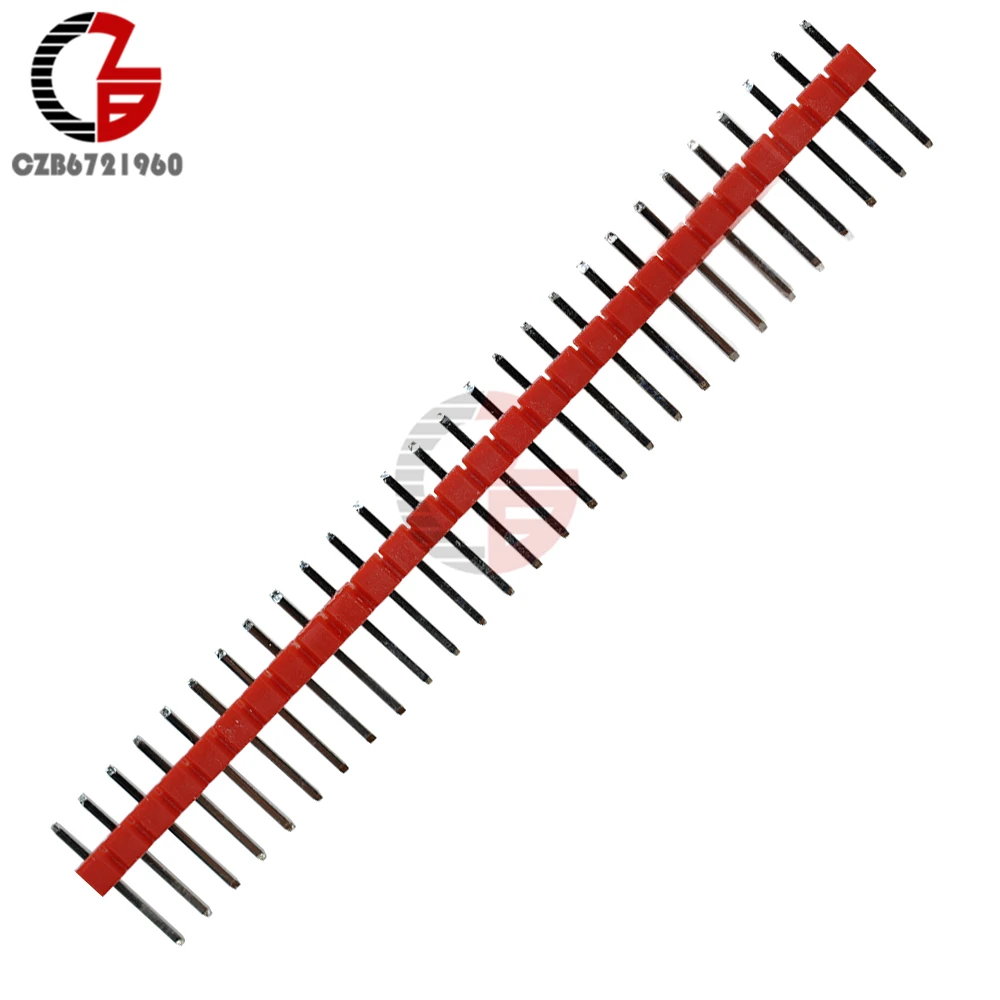 10 шт. Однорядный штыревой разъем 40Pin 2,54 мм прямой штыревой разъем для печатной платы DIY пайки сварки