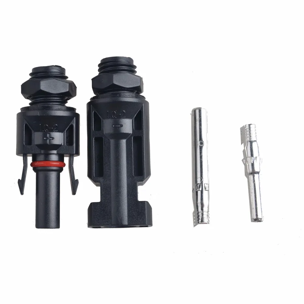 

5 Pairs Waterproof MC4 Solar Panel Connector Male+Female Wire Cable Connectors MC4 IP67 Conectores