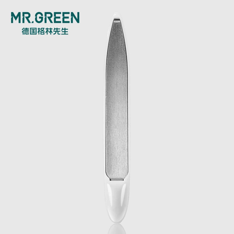 MR.GREEN изгиб пилка для ногтей ABS смола и нержавеющая сталь хорошее качество в