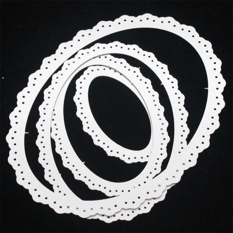 VYUTXA Oval Lace Frame Metal Cutting Dies Stencils for DIY Scrapbooking/photo album Decorative Embossing DIY Paper Cards VYUTXA Oval Lace Frame Metal Cutting Dies Stencils for DIY Scrapbooking/photo album Decorative Embossing DIY Paper Cards