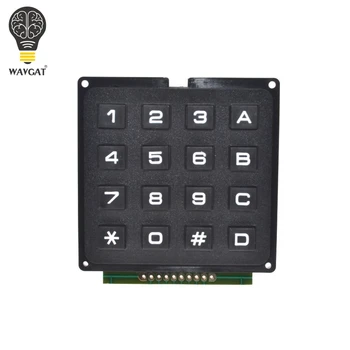 

WAVGAT 4 x 4 Matrix Array 16 Keys 4*4 Switch Keypad Keyboard Module for Arduino.