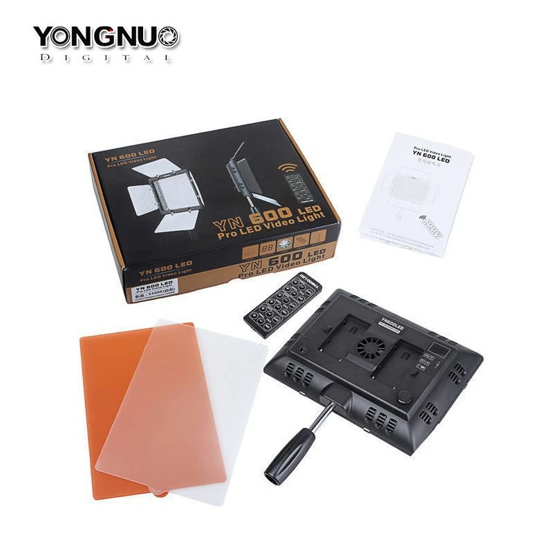 New-YONGNUO-YN600L-YN600-Camera-Lights-LED-Video-Light-5500K-Color-Temperature-for-Canon-Nikon-Camcorder