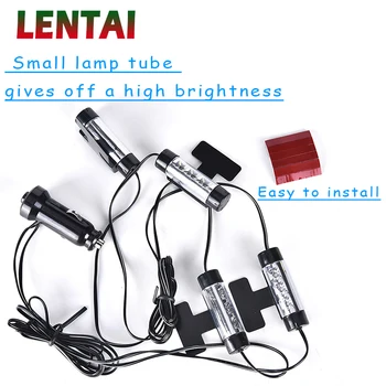 

LENTAI For Chevrolet cruze captiva Skoda octavia a7 a5 2 rapid Mini cooper 1Set Car Interior LED Atmosphere Lamp Flexible Light