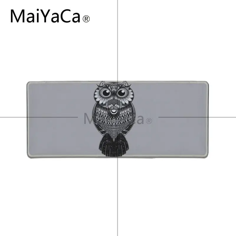 Новый простой высокоскоростной коврик для мыши MaiYaCa с рисунком совы большой