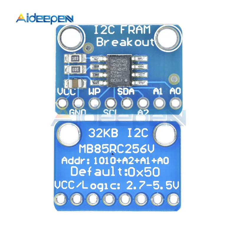 Энергонезависимая плата MB85RC256V FRAM 32KB Memory IC Development Tool Board Module DC 2,7-5,5 V IEC IIC чтение/запись 10 триллионов раз