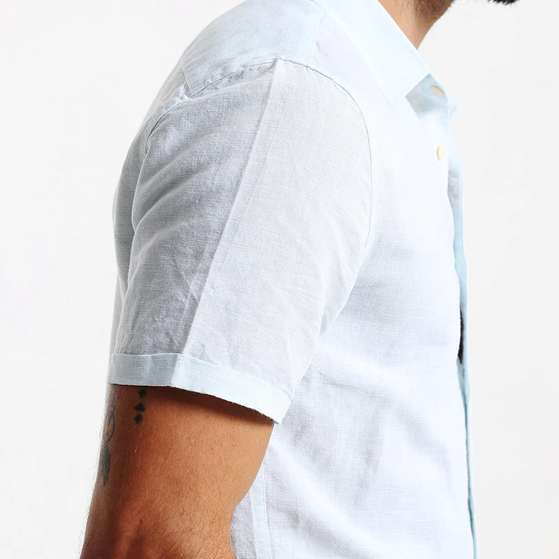 2019 جديد وصول العلامة التجارية Simwood العلامة التجارية الرجال الملابس قمصان الرجال قصيرة الأكمام عارضة ضئيلة قميص زائد حجم شحن مجاني CS1532