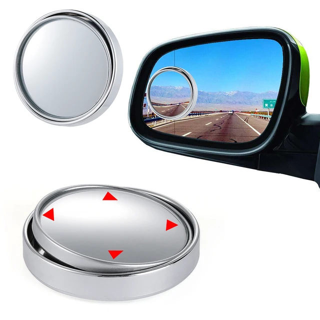 Buy 1PC Auto 360 Wide Angle Round Convex Mirror Car