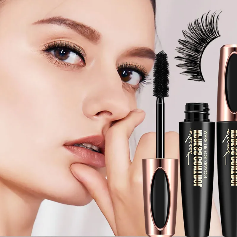 Eyelash Mascara Eye Lashes Makeup 4D Silk Fiber Lash Mascara Hot