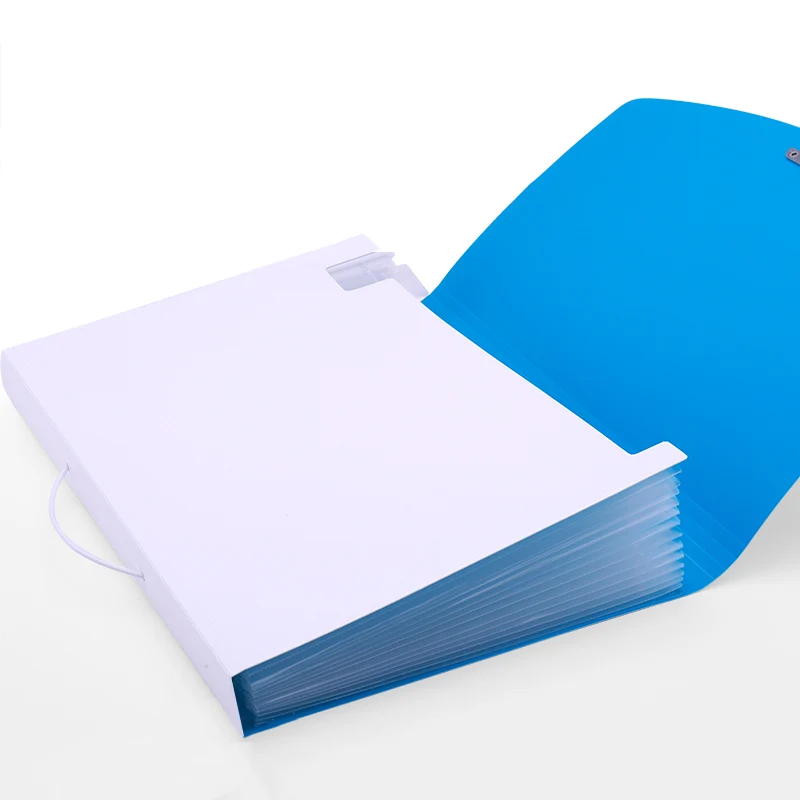 

A4 Document Folder Information Book Paper Clip File Folder Student Document Bag Multi-Layer A4 Files Bag Office School Supplies