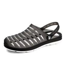 BACKCAMEL/мужская летняя прозрачная обувь дышащая мужская пляжная обувь садовая обувь мужские пляжные сандалии гладиаторский тапочек, большие размеры