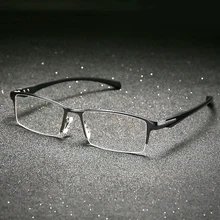 Брендовые высококачественные мужские очки для глаз, стекло из титанового стекла, оправа для очков, для мужчин, для близорукости, легкие стеклянные оправы для мужчин
