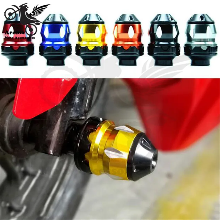 

CNC motorcycle Frame Slider Falling Protector motorbike Crash Protector moto Crash Pads colorful motocross Falling Protection