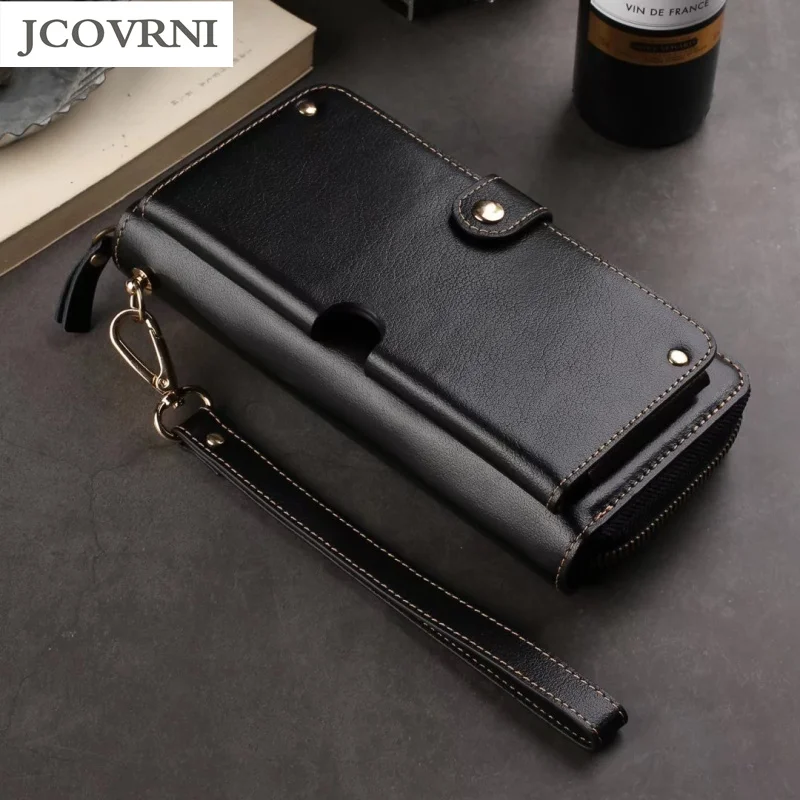 

JCOVRNI Leather Phone Case for iPhone X 7 8 plus Case Card Slot Mobile Phone Case for iPhone 6 6s plus Multifunction Wallet Case