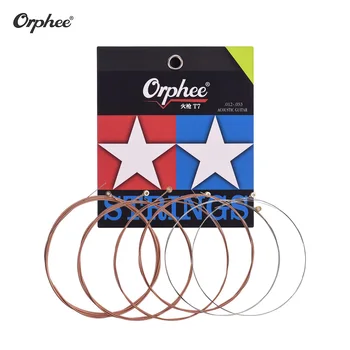 

Orphee T5/T6/T7 Strings for Guitar Guitar Strings Guitar Accessories Hexagonal Core Namo Coating Phosphor Bronze Winding