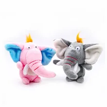Cute simulat Elephant Animal Dolls 12CM Baby Plush Toys High Quality PP Cotton Children Pocket Pendant Plush Toys Send Kids Gift
