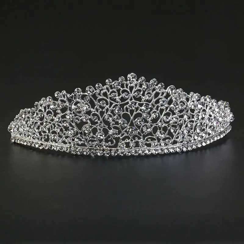 Тиара Свадебные заставки Кристалл Rhinestone декор Банданы для мужчин | Украшения и