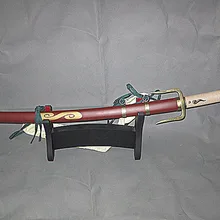 S0246 Аниме Наруто Саске Огня Вилка меч блестящие зеркальная полировка w/ножны 37"