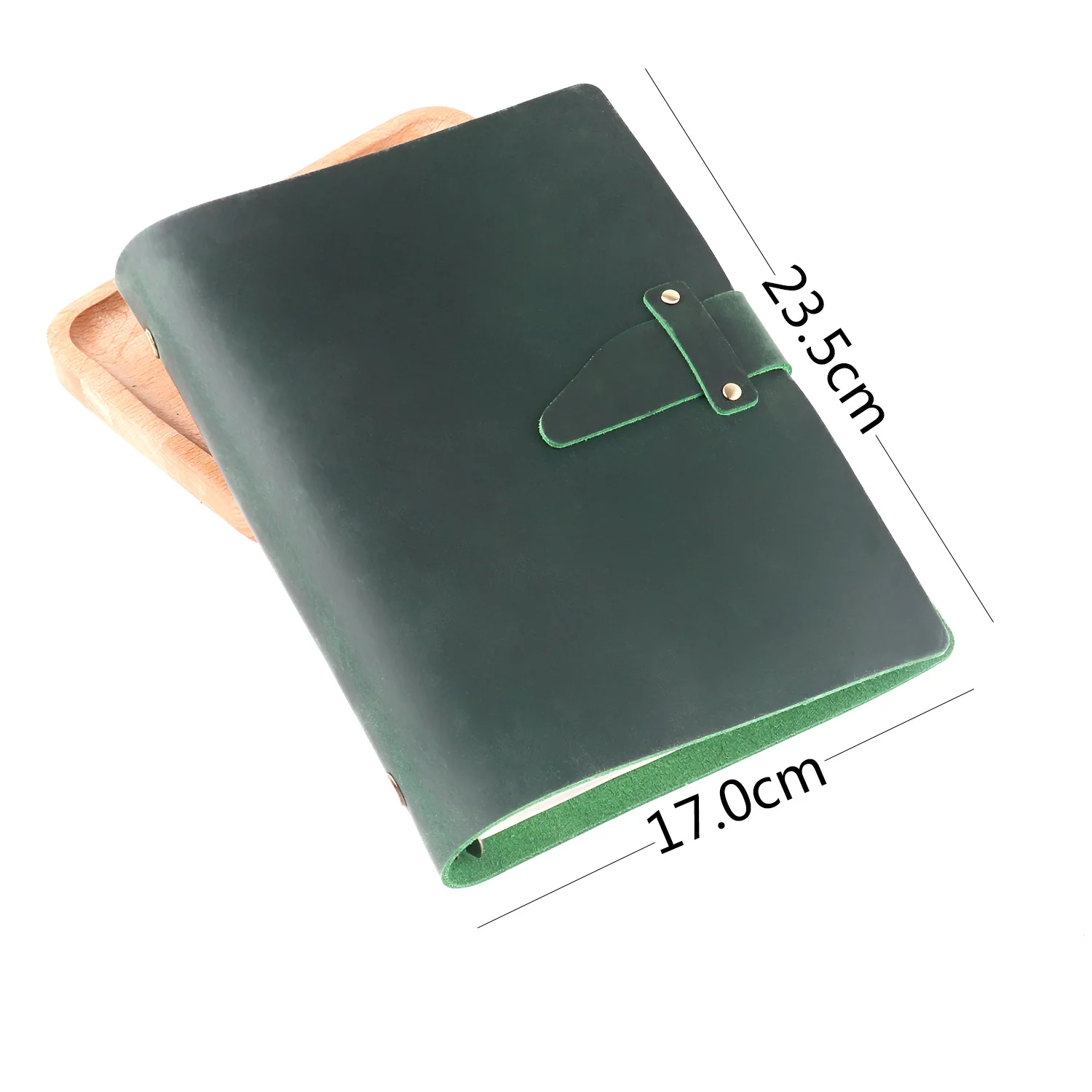 А5 натуральная кожа дневник блокнот, винтажный вкладыш деловой планировщик Crazy Horse Ретро Filofax журнал руководство - Цвет: Green