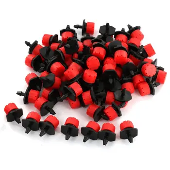 

100 units Mini Irrigation Dropper Adjustable Spray Nozzle Dropper