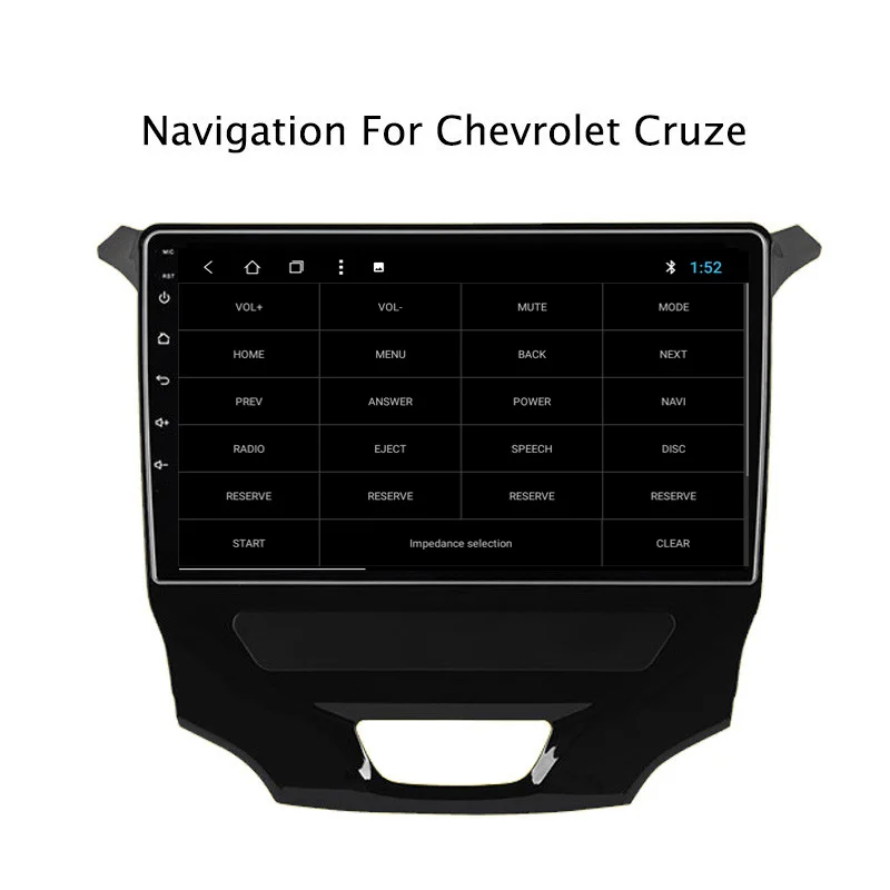 Excellent NAVITOPIA 9inch 2G RAM 32G ROM Android 8.1 Car DVD Multimedia GPS Navigation for Chevrolet Cruze 7