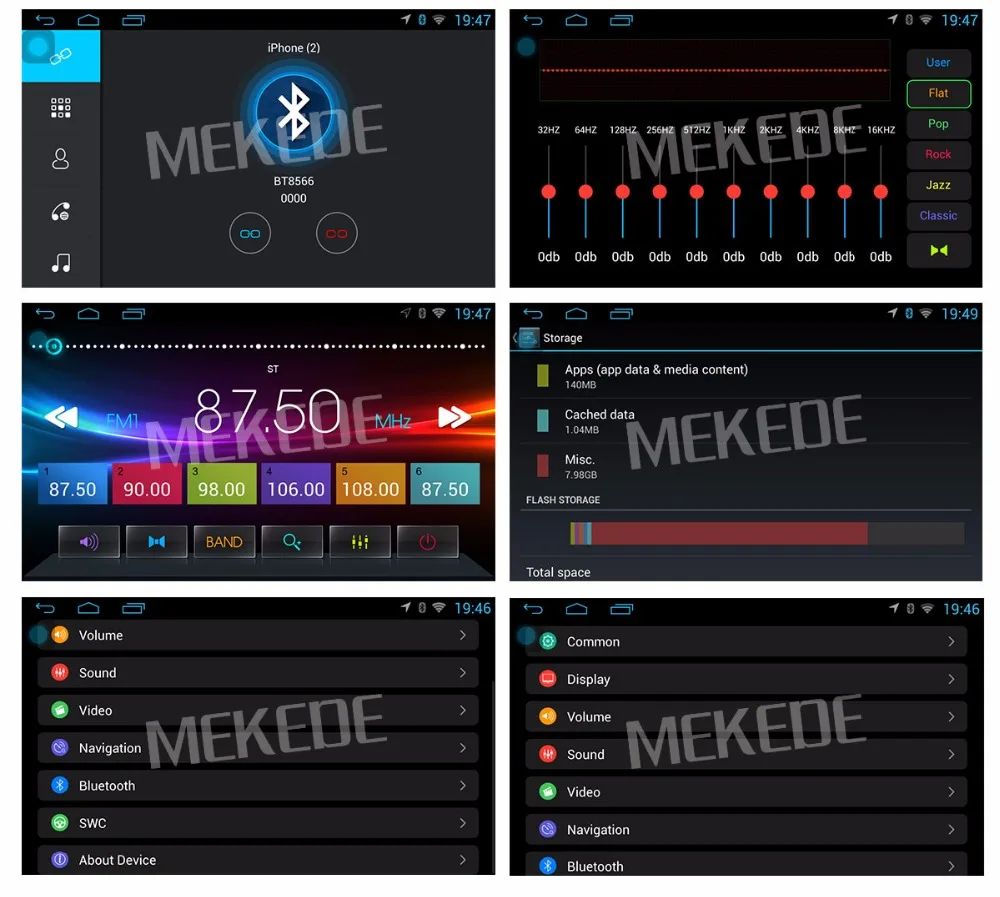 Top NaviFly 8 inch Quad Core Android 8.1 Car dvd player For POLO PASSAT B6 B5 B7 Golf 5 6 Skoda Seat JETTA with GPS navigator radio 49