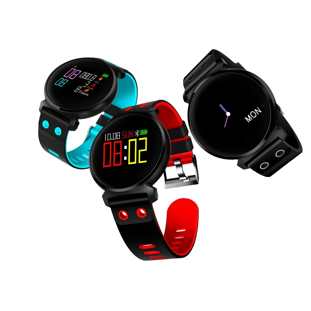 K2 Smart Band Bluetooth IP68 Steps Heart Rate Blood Monitor Fitness