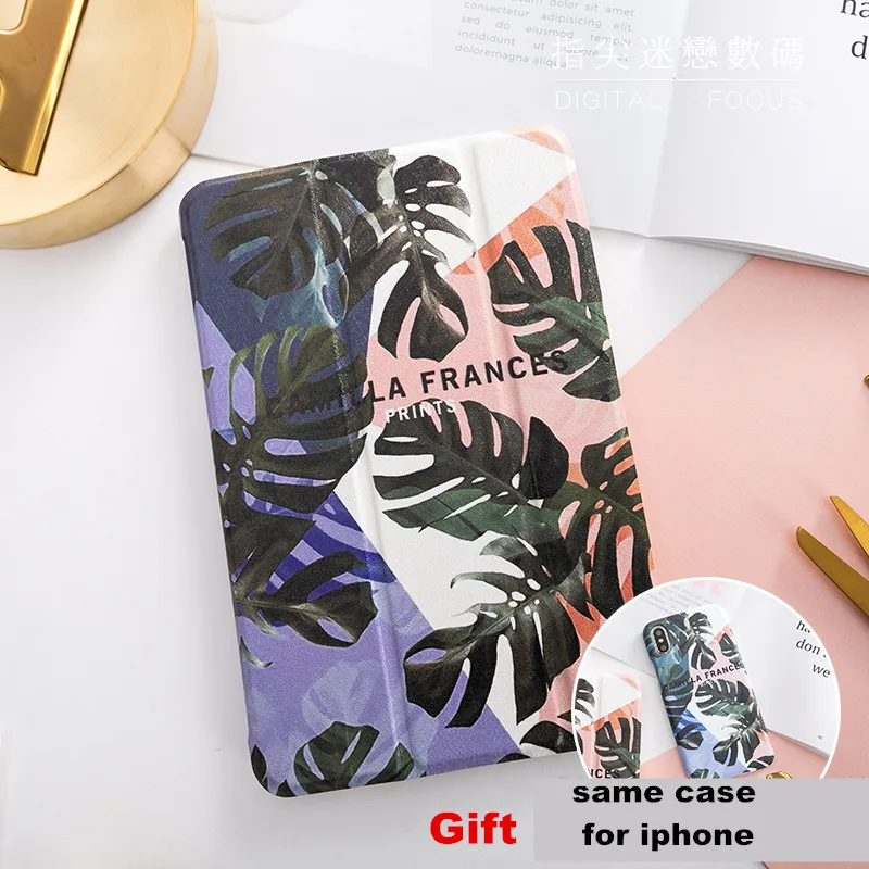 

Banana leaf Magnet Flip Cover For iPad Pro 9.7" 10.5 12.9 Air Air2 Mini 1 2 3 4 Tablet Case cover for New iPad 9.7 2017 2018