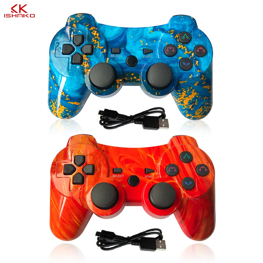 1pcs 2pcs Wireless Doubleshock Gamepad Joystick Dzhojstik For Playstation 3 Remote Sixaxis For Ps3 Controller Dualshock 4 Gamepad Gamepads Aliexpress