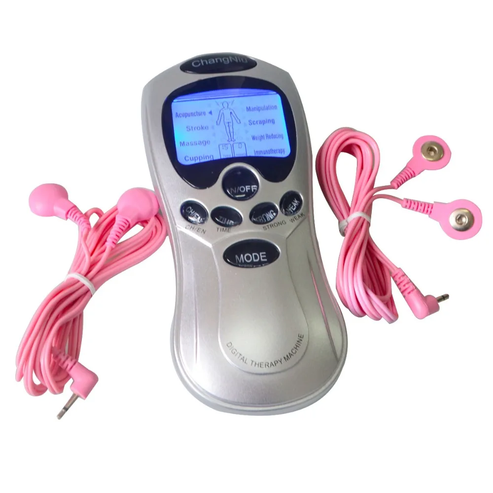 Single Input Low Frequency Stimulator Full Body Relax Tens Acupuncture Therapy Device Health Care With 2Pcs Pink Lead Wire Cable Single Input Low Frequency Stimulator Full Body Relax Tens Acupuncture Therapy Device Health Care With 2Pcs Pink Lead Wire Cable