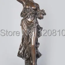 Классическая Бронзовая Статуя скульптуры для украшения женщины богини урожая фигурка