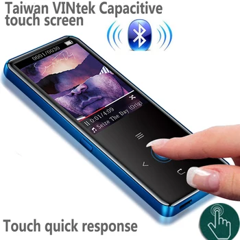 

2020 newest Bluetooth mp3-speler Touchscreen BENJIE A20 Ultra dunne 8GB Muziekspeler 1.8 Inch Kleurenscherm Lossless HiFi FM