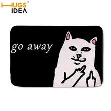 HUGSIDEA Hause Teppich Katze Gehen Weg Fußmatte Rosa Teppiche für Wohnzimmer Badezimmer Fußdruck Teppiche Matte Russische Wort Karpet Alfombras
