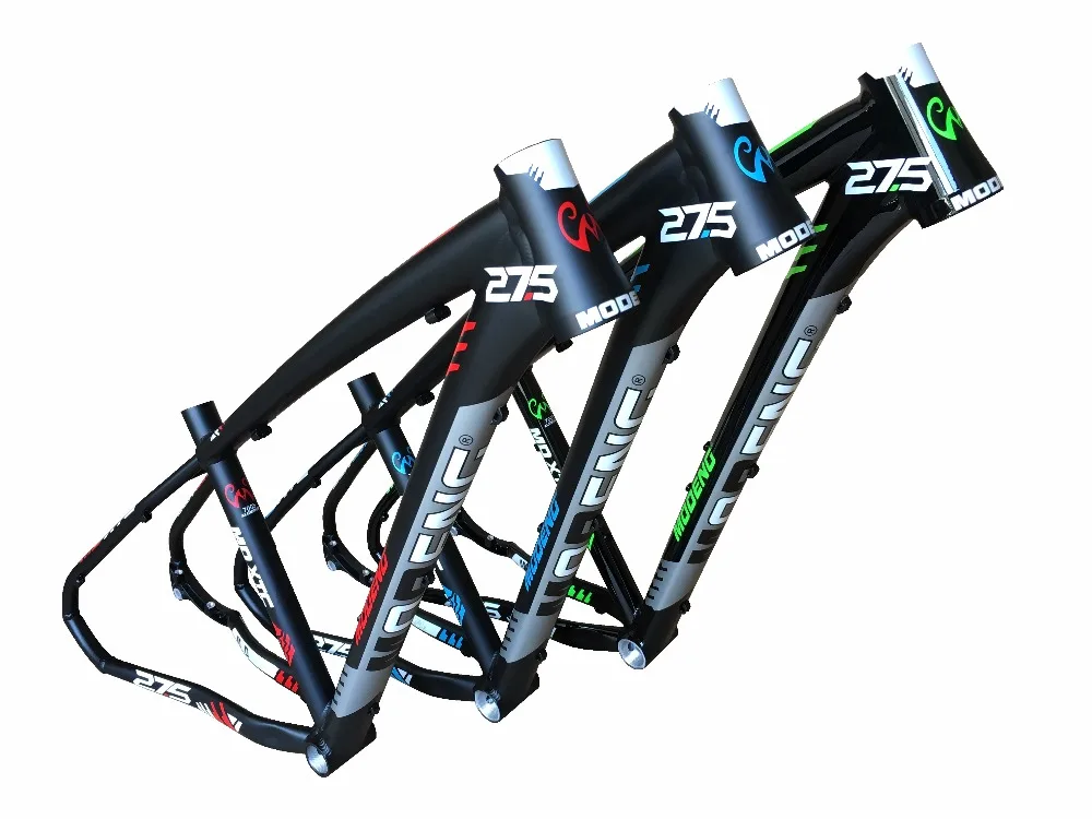 Хорошая рама для горного велосипеда MODENG MD XTC из алюминиевого сплава 27,5 дюймов* 16/17, рама для кроссроуд для мужчин/женщин, матовая черная рама для велосипеда