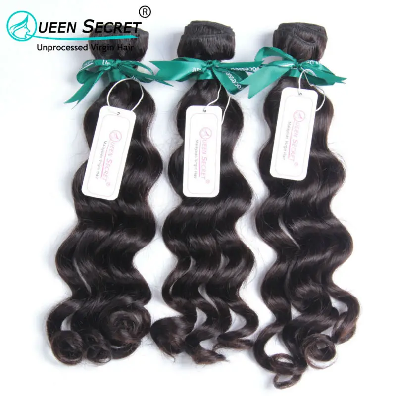 

Queen Secret  virgin Malaysian natural wave free shipping 6A top quality 5pcs a lot malaysian virgin human hair