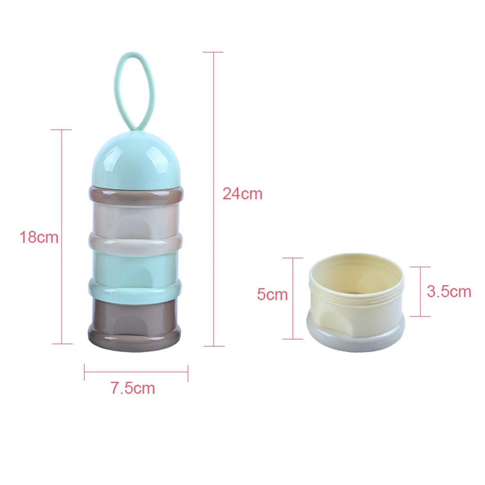 

Baby Food Storage 3 layer Portable Baby Food Box Milk Powder Boxes Toddle Kids Milk Container storage milk powder , fruit , food