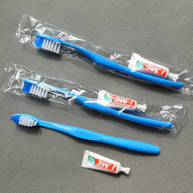 free shipping Hotel disposable toothbrush/toothpaste free shippingin